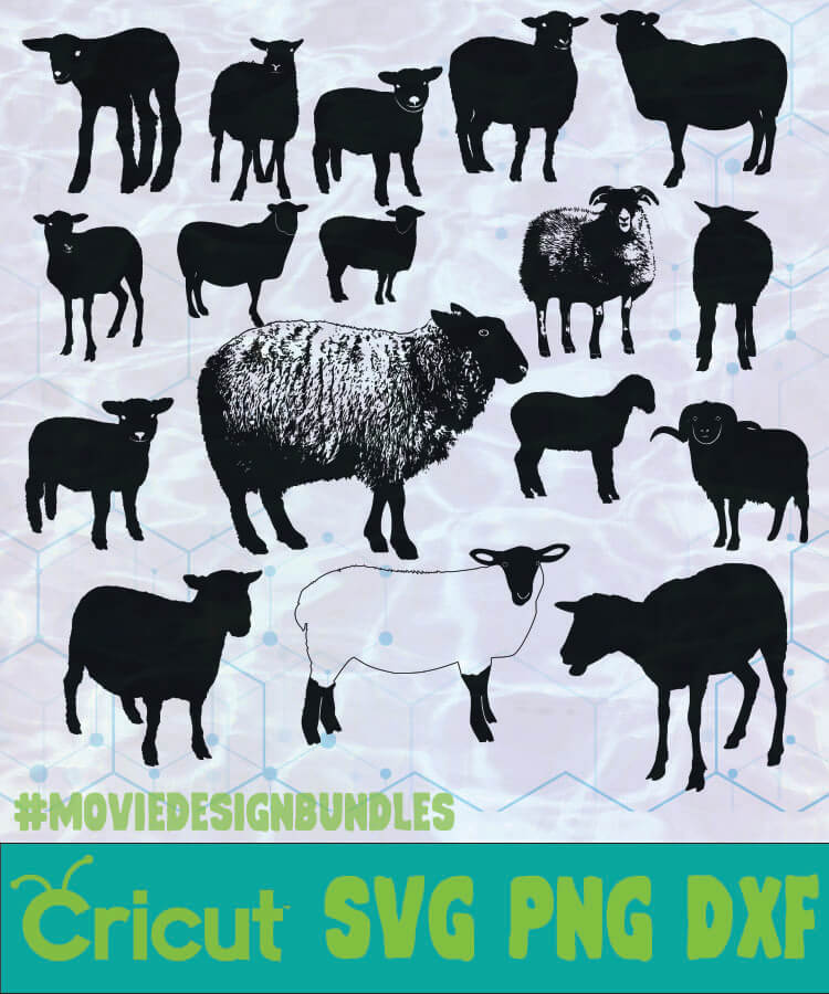 Download Sheep Animal Silhouette Logo Svg Png Dxf Movie Design Bundles