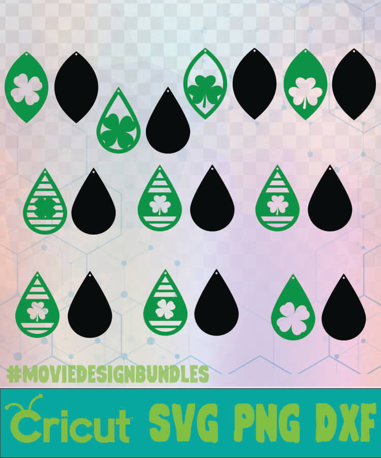 Download St Patricks Day Earring St Patricks Day Logo Svg Png Dxf Cricut Movie Design Bundles