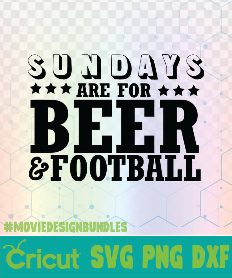 Sundays are for Beer and Football Decal Sticker