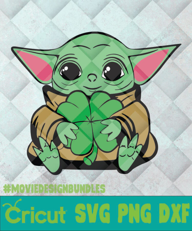 Download BABY YODA DAPATRIC ST PATRICK'S DAY SVG, PNG, DXF, CLIPART ...