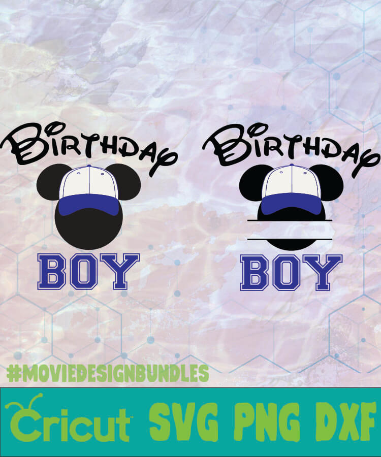 Download BIRTHDAY BOY MICKEY BUNDLE LOGO SVG PNG DXF - Movie Design ...