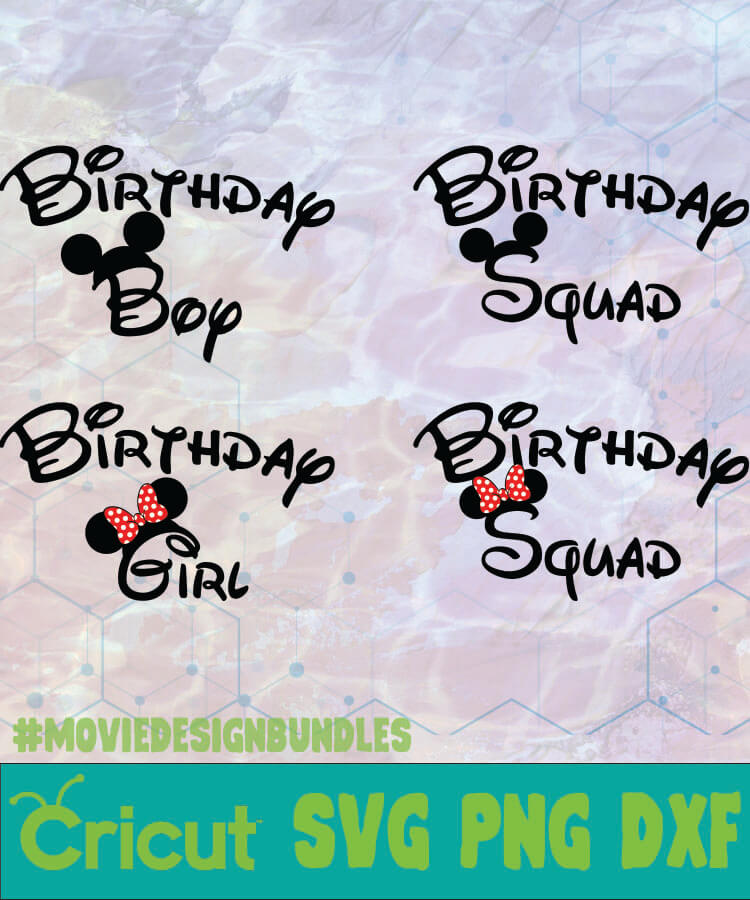 Download Birthday Boy Mickey Squad Mickey Bundle Logo Svg Png Dxf Movie Design Bundles