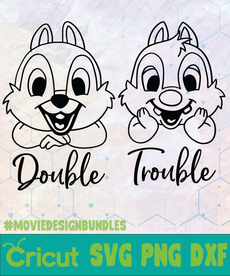 Download Chip Dale Double Trouble Disney Logo Svg Png Dxf Movie Design Bundles