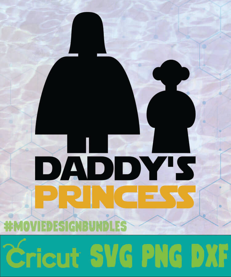 Download DADDYS PRINCESS FATHER DAY LOGO SVG PNG DXF - Movie Design ...