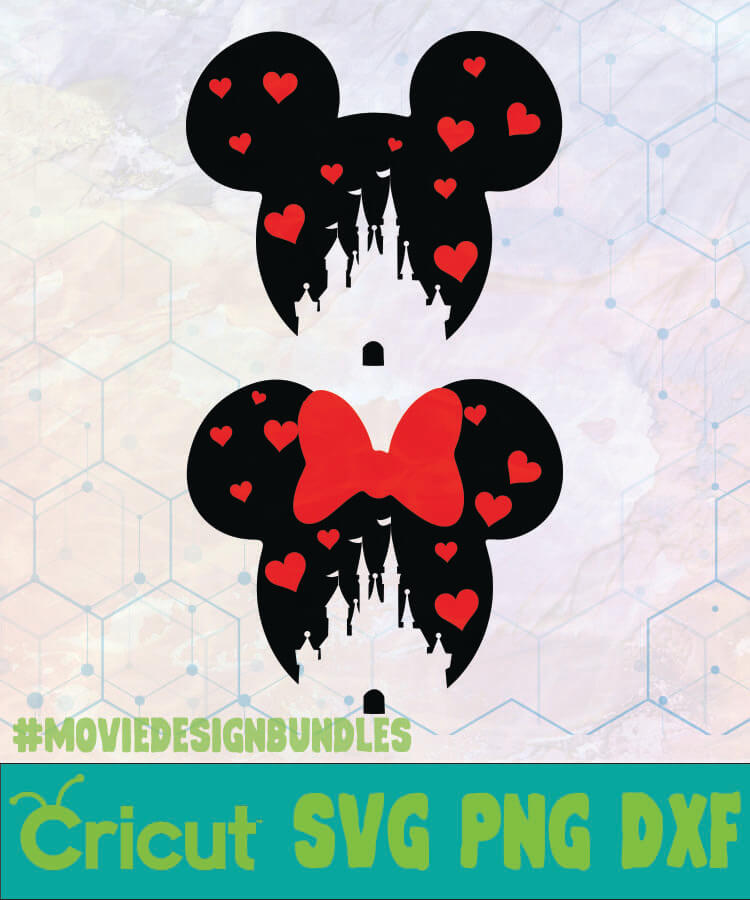Download DISNEY CASTLE HEART DISNEY LOGO SVG, PNG, DXF - Movie ...