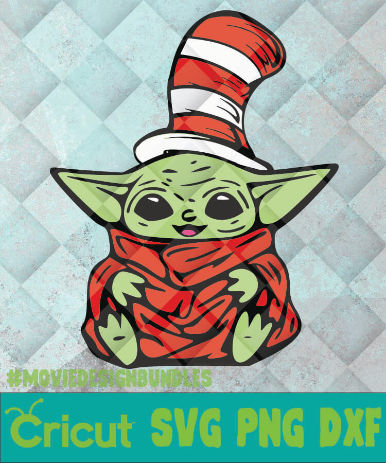 DR SEUSS BABY YODA SVG, PNG, DXF, CLIPART FOR CRICUT ...
