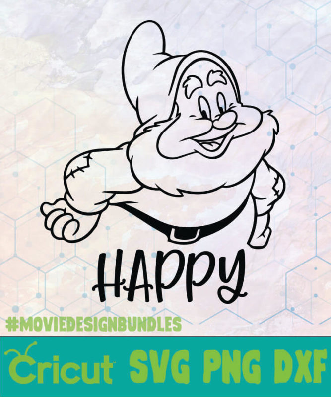 Happy Svg Free Dwarf Svg Free Disney Character Svg Fi 