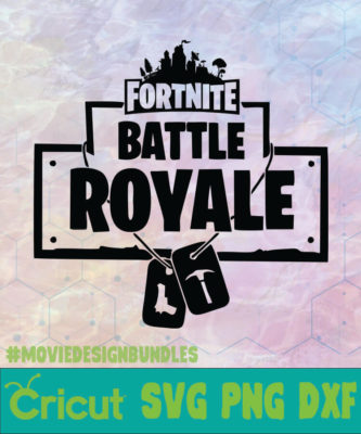 FORNITE BATTLE ROYALE LOGO SVG PNG DXF - Movie Design Bundles