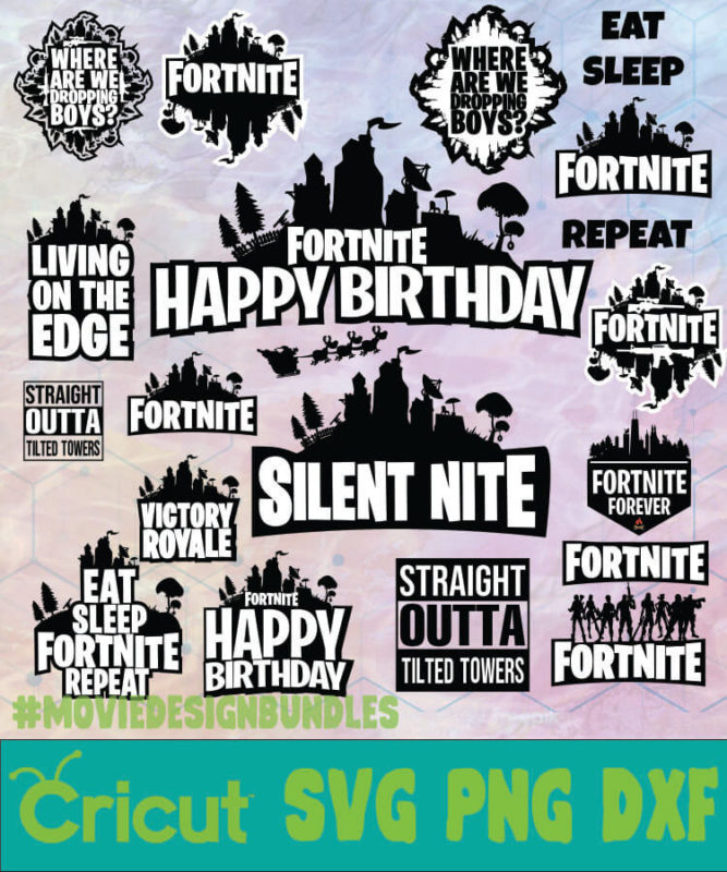 WHERE ARE WE DROPPING BOYS FORTNITE LOGO SVG PNG DXF - Movie Design Bundles