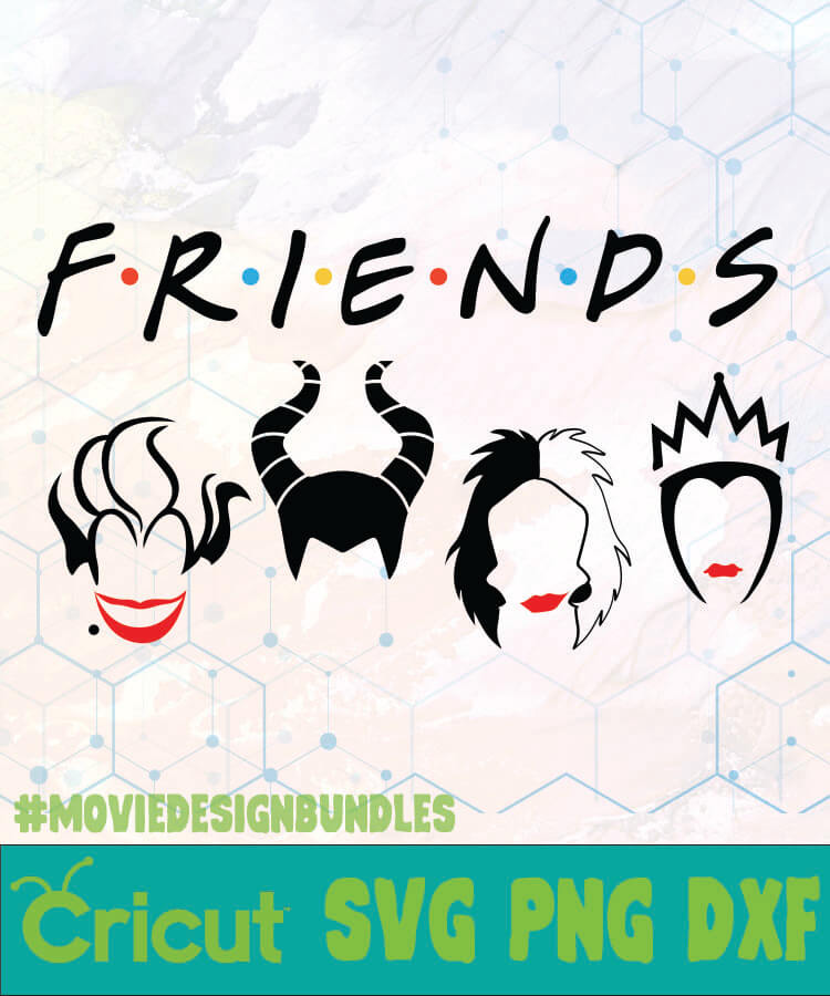 Download Friends Villain Disney Logo Svg Png Dxf Movie Design Bundles