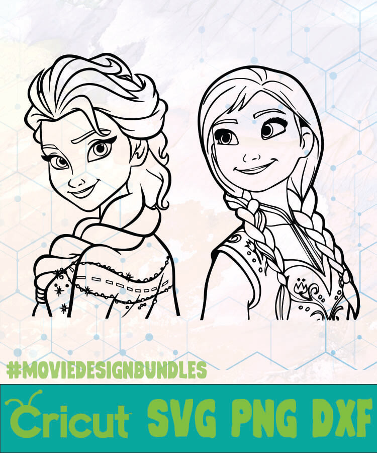 Download Frozen Elsa And Anna Disney Logo Svg Png Dxf Movie Design Bundles