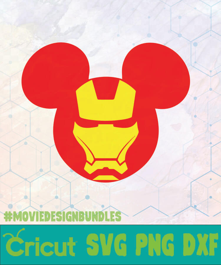Download Iron Man Mickey Head Disney Logo Svg Png Dxf Movie Design Bundles