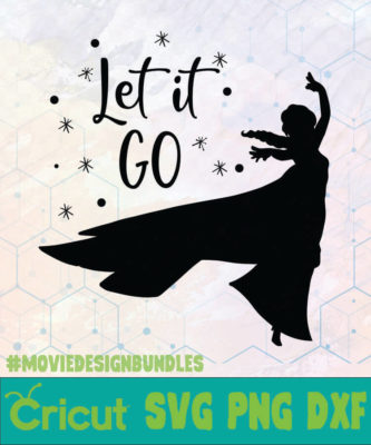 LET IT GO DISNEY LOGO SVG, PNG, DXF - Movie Design Bundles