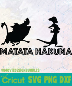 LION KING HAKUNA MATATA DISNEY LOGO SVG, PNG, DXF - Movie Design Bundles