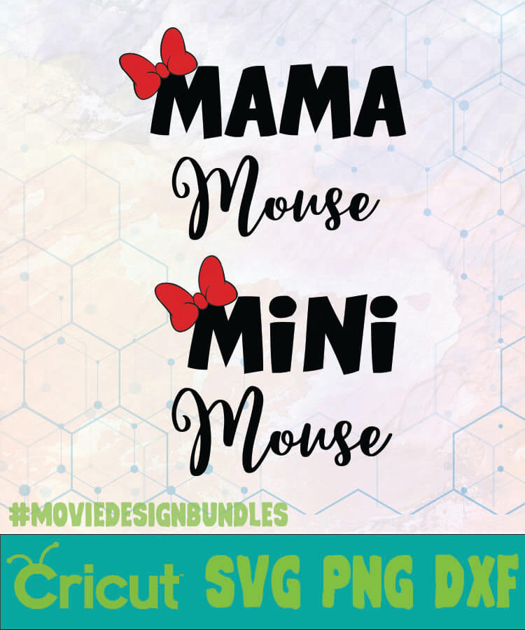 Download Mama Mouse Mini Mouse Disney Logo Svg Png Dxf Movie Design Bundles