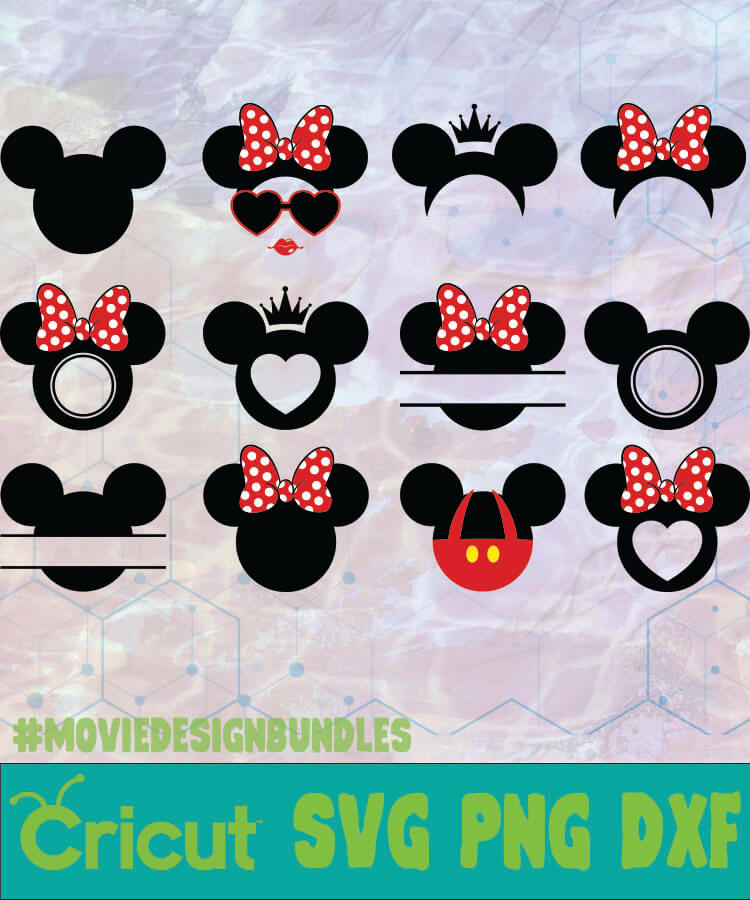 Download MICKEY EARS MICKEY LOGO SVG PNG DXF - Movie Design Bundles