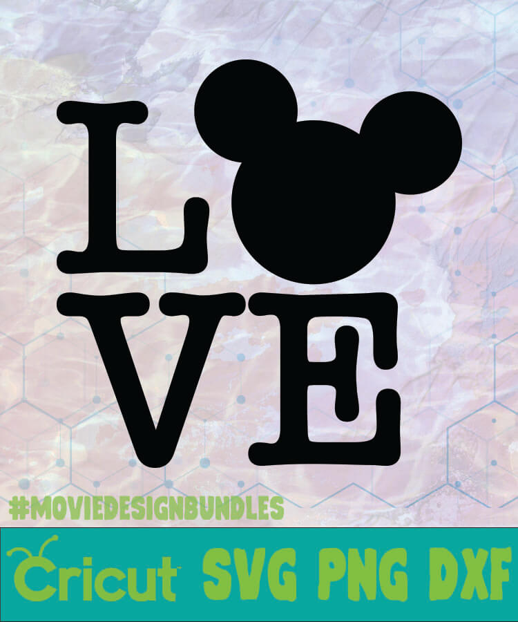 Download Mickey Love Mickey Logo Svg Png Dxf Movie Design Bundles PSD Mockup Templates