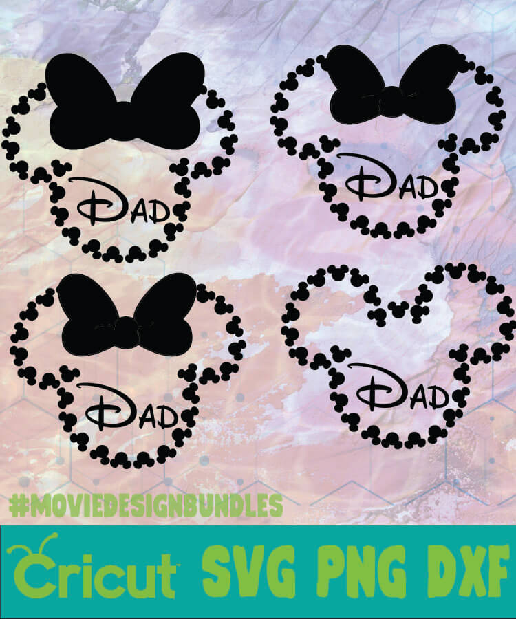 Download MICKEY SMALL HEAD DAD MICKEY LOGO SVG PNG DXF - Movie ...