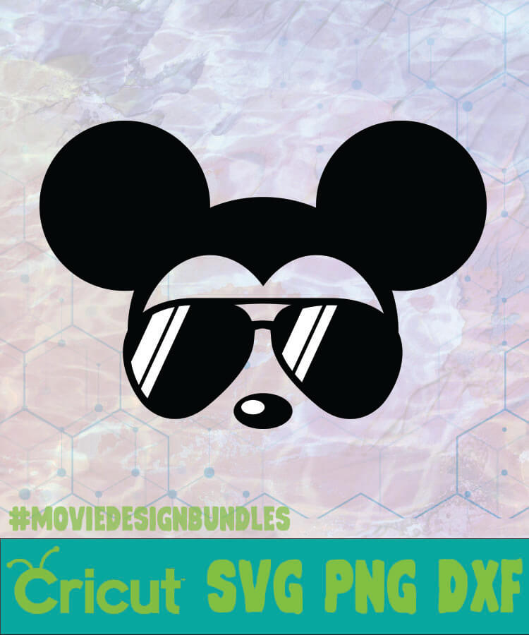 MICKEY SUNGLASSES MICKEY LOGO SVG PNG DXF - Movie Design Bundles