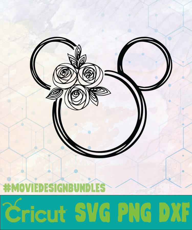 Download Minnie Floral Disney Logo Svg Png Dxf Movie Design Bundles