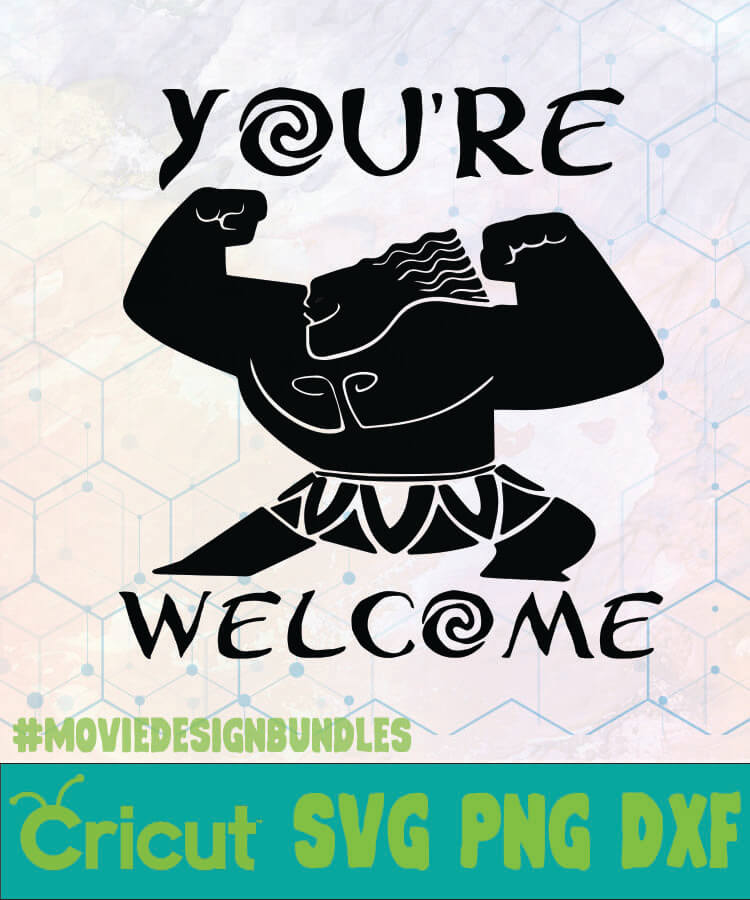 Download Moana Youre Welcome Disney Logo Svg Png Dxf Movie Design Bundles