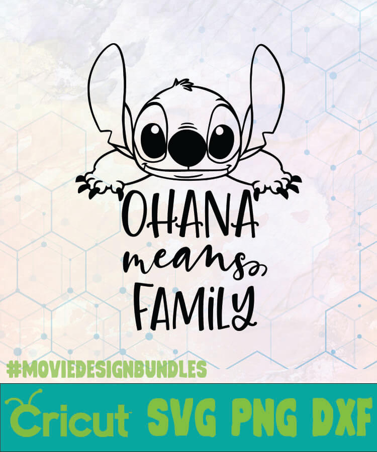 Download OHANA MEANS FAMILY DISNEY LOGO SVG, PNG, DXF - Movie ...