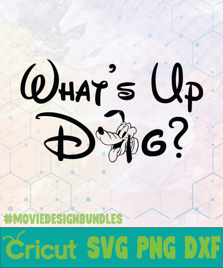 Download PLUTO WHATS UP DOG DISNEY LOGO SVG, PNG, DXF - Movie ...