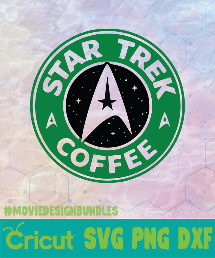 STAR TREK COFFEE LOGO SVG PNG DXF - Movie Design Bundles