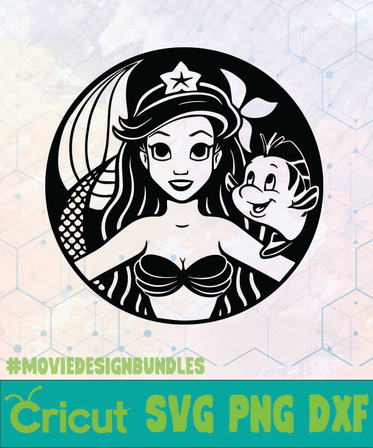 Download The Little Mermaid Starbucks Disney Logo Svg Png Dxf Movie Design Bundles