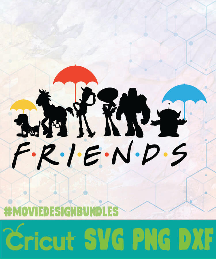 TOY STORY FRIENDS DISNEY LOGO SVG, PNG, DXF - Movie Design Bundles
