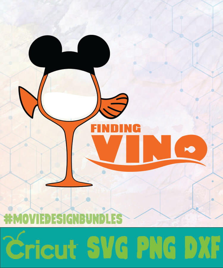 Download WINE FINDING VINO DISNEY LOGO SVG, PNG, DXF - Movie Design ...