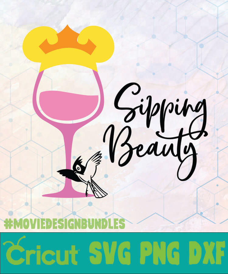 Download WINE SLEEPING BEAUTY SIPPING BEAUTY DISNEY LOGO SVG, PNG ...