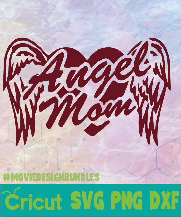 Download Angel Mom Mother Day Logo Svg Png Dxf Movie Design Bundles