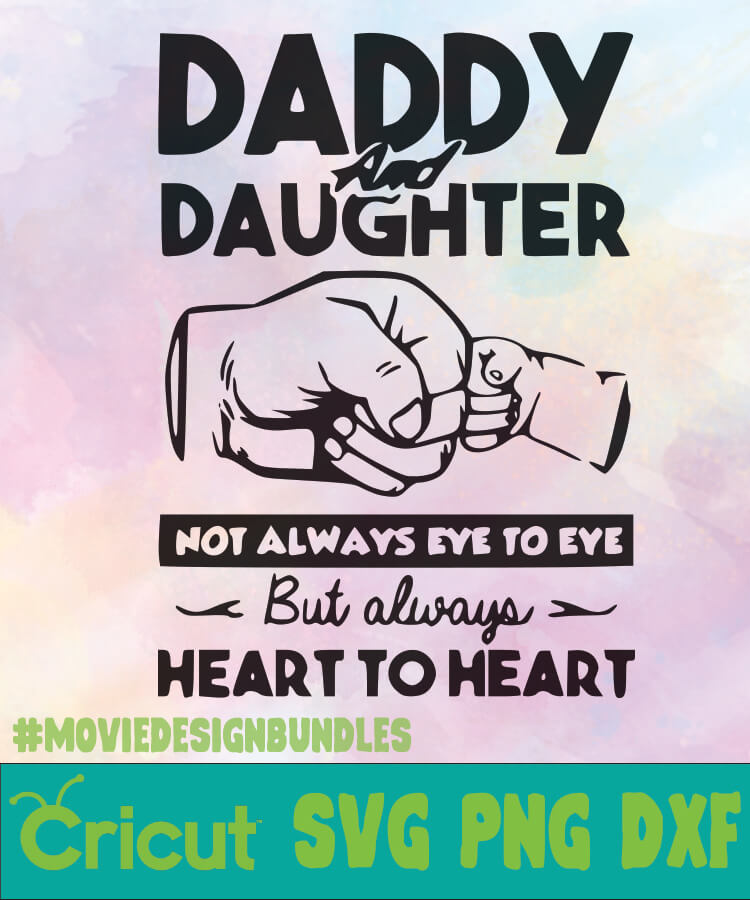 Download Daddy Daughter Fist Bump Father Day Logo Svg Png Dxf Movie Design Bundles