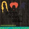 HOCUS POCUS PNG CLIPART ILLUSTRATION