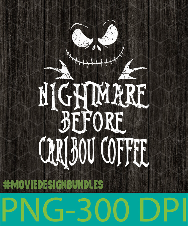Nightmare Before Caribou Coffee Png Clipart Illustration Movie Design Bundles