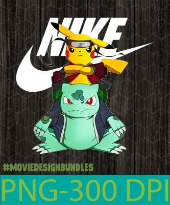 PIKACHU POKEMON NIKE PNG CLIPART ILLUSTRATION - Movie Design Bundles