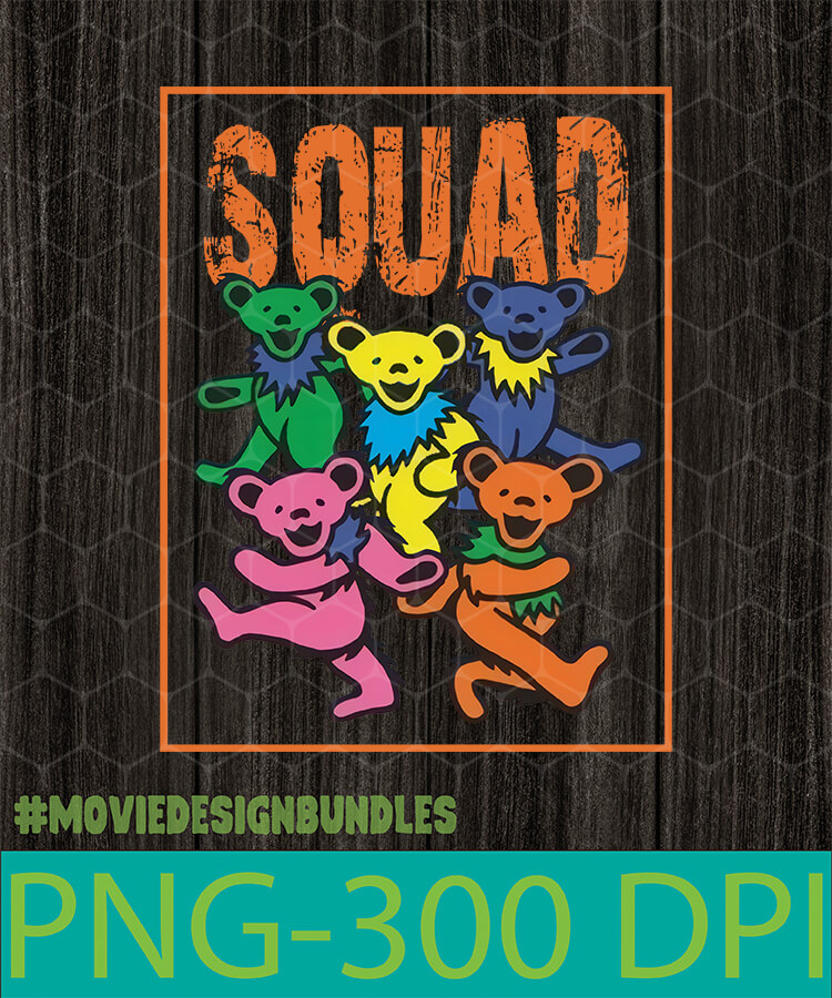 Download Squad Grateful Dead Dancing Bears Png Clipart Illustration Movie Design Bundles
