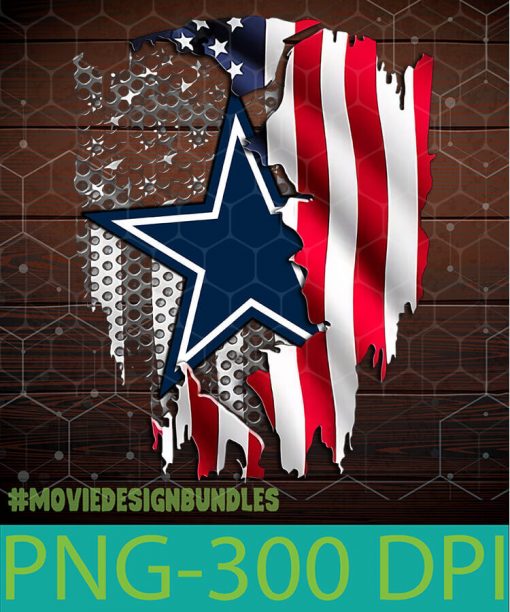 AMERICAN DALLAS COWBOYS FLAG PNG CLIPART ILLUSTRATION - Movie Design