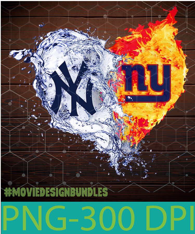 NEW YORK YANKEES AND NEW YORK GIANTS PNG CLIPART ILLUSTRATION - Movie  Design Bundles